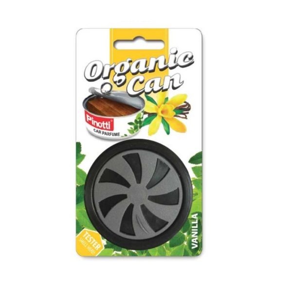 Organic Can Αρωματικό Αυτοκινήτου  Κονσέρβα Άρωμα  Βανίλια 1τμχ.