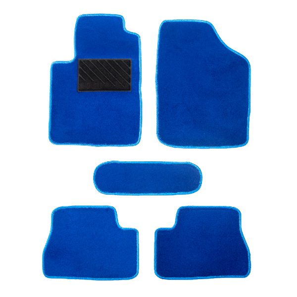 Πατάκια Αυτοκινήτου Mοκέτας Commercial Ποιότητας Universal , Μπλε 5τμχ
