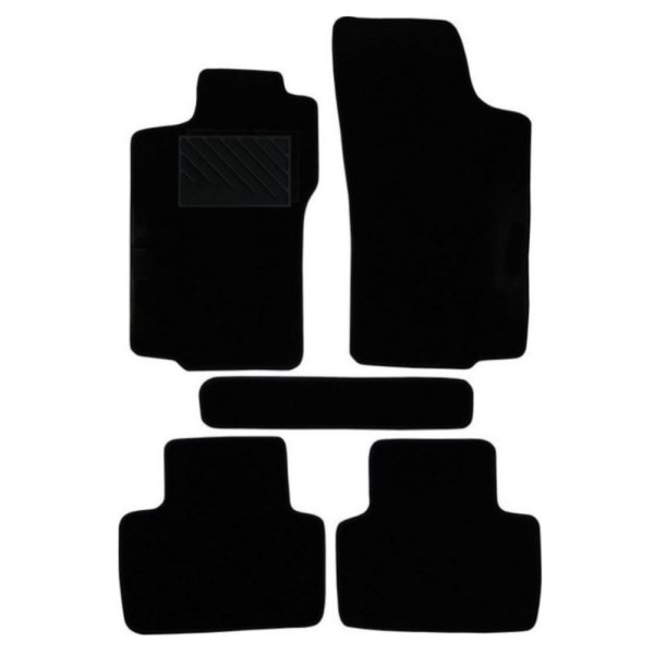 Πατάκια από μοκέτα Οικονομικής Ποιότητας μαύρα για Alfa Romeo 147 μοντ. 2000-2010  5τμχ