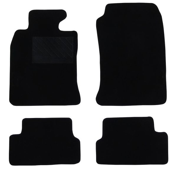 Πατάκια από μοκέτα Ποιότητας Πολυτελείας μαύρα για Mini Cooper R50/R52/53 μοντ. 2000-2006  4τμχ