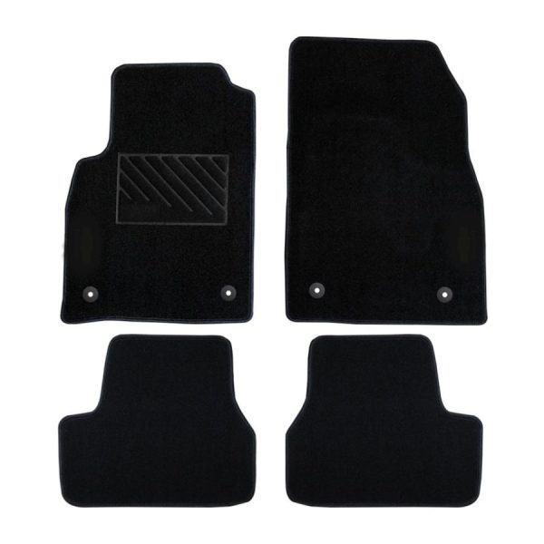 Πατάκια από μοκέτα Οικονομικής Ποιότητας μαύρα συμβατά με Daewoo-Chevrolet Cruze μοντ. 2008-Present  4τμχ