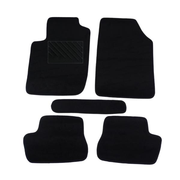 Πατάκια από μοκέτα Οικονομικής Ποιότητας μαύρα για Citroen C2 μοντ. 2003-2009  5τμχ