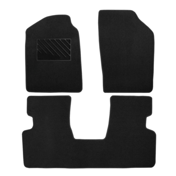 Πατάκια από μοκέτα Οικονομικής Ποιότητας μαύρα συμβατά με Daihatsu Cuore μοντ. 2006-Present  4τμχ