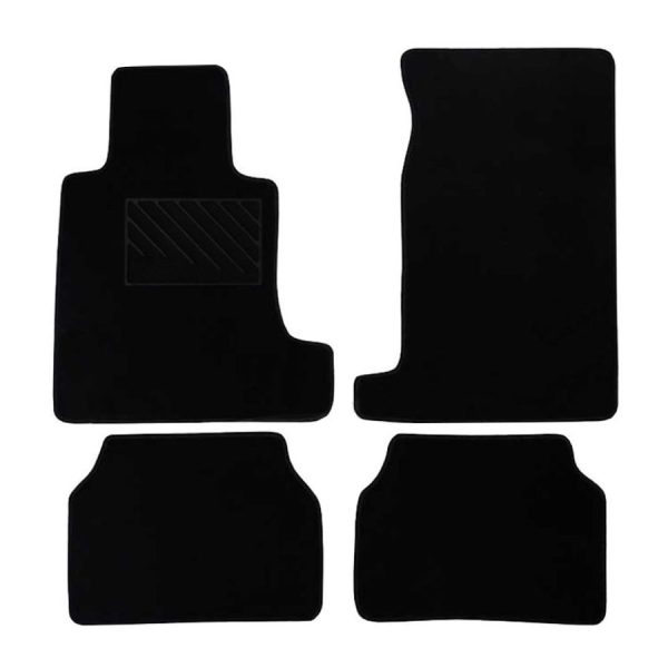 Πατάκια από μοκέτα Οικονομικής Ποιότητας μαύρα συμβατά με BMW Series 5 E39 μοντ. 1997-2003  4τμχ