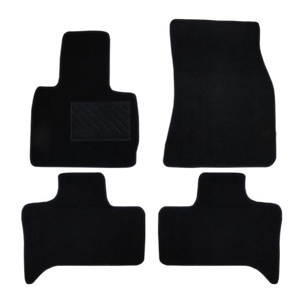 Πατάκια από μοκέτα Οικονομικής Ποιότητας μαύρα συμβατά με BMW X5 E53 μοντ. 1999-2006  4τμχ