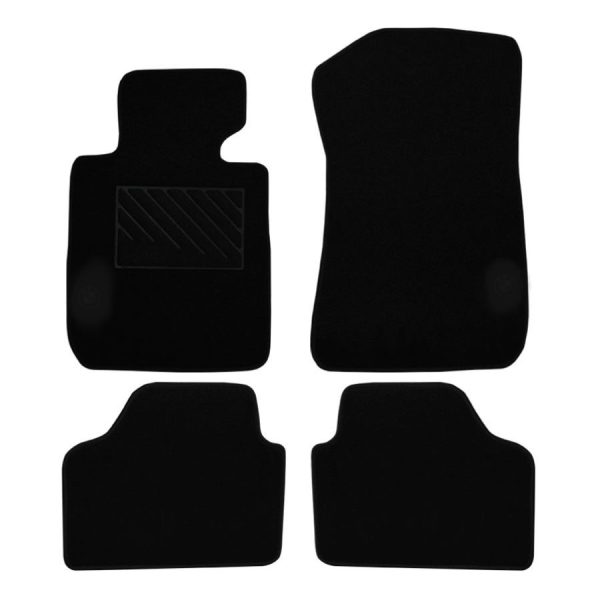 Πατάκια από μοκέτα Οικονομικής Ποιότητας μαύρα συμβατά με BMW X1 E84 μοντ. 2009-2016  4τμχ