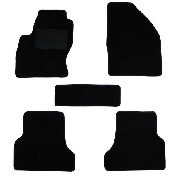 Πατάκια από μοκέτα Οικονομικής Ποιότητας μαύρα για Ford Focus 2nd gen μοντ. 2004-2010  5τμχ