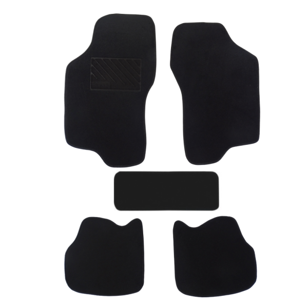 Πατάκια από μοκέτα Οικονομικής Ποιότητας μαύρα συμβατά με Fiat Bravo / Brava μοντ. 1995-2001  5τμχ