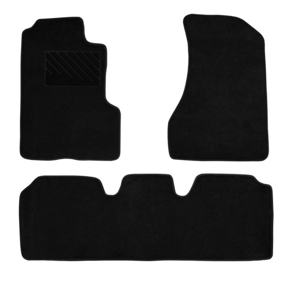 Πατάκια από μοκέτα Ποιότητας Πολυτελείας μαύρα συμβατά με Honda CR-V 2nd gen μοντ. 2001-2006  3τμχ