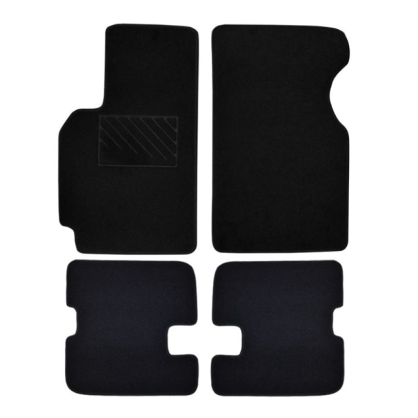 Πατάκια από μοκέτα Οικονομικής Ποιότητας μαύρα συμβατά με Honda HR-V 1st gen 3θυρο μοντ. 1998-2013  4τμχ