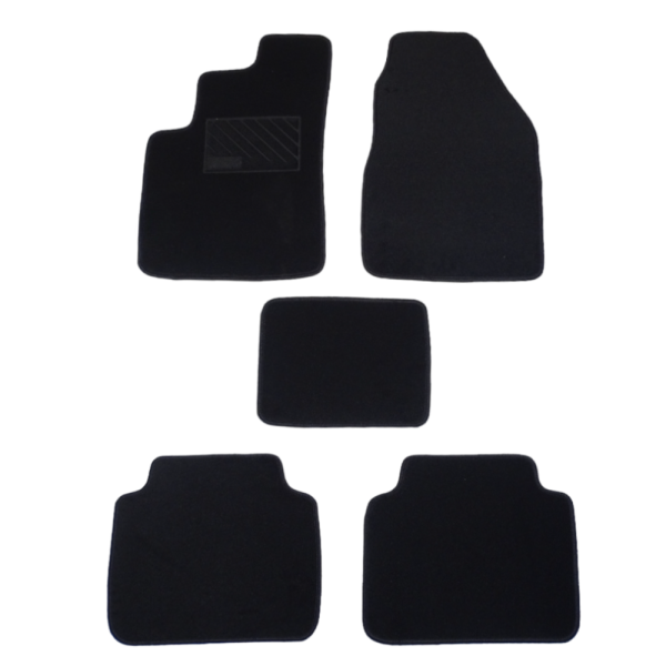 Πατάκια από μοκέτα Ποιότητας Πολυτελείας μαύρα συμβατά με Hyundai Matrix μοντ. 2001-2010 5τμχ