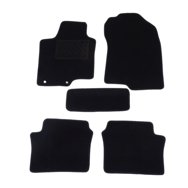 Πατάκια από μοκέτα Οικονομικής Ποιότητας μαύρα συμβατά με Hyundai i20 μοντ. 2020-Σήμερα 5τμχ