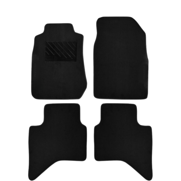 Πατάκια από μοκέτα Οικονομικής Ποιότητας μαύρα συμβατά με Isuzu D Max 4θυρο μοντ. 2011-2019  4τμχ