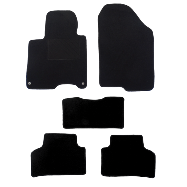 Πατάκια από μοκέτα Ποιότητας Πολυτελείας μαύρα συμβατά με Kia Sportage μοντ. 2021-Σήμερα 5τμχ