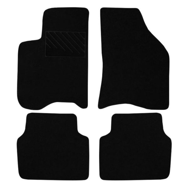 Πατάκια από μοκέτα Μεσαίας Ποιότητας μαύρα συμβατά με Daewoo-Chevrolet Lacetti μοντ. 2002-2011  4τμχ