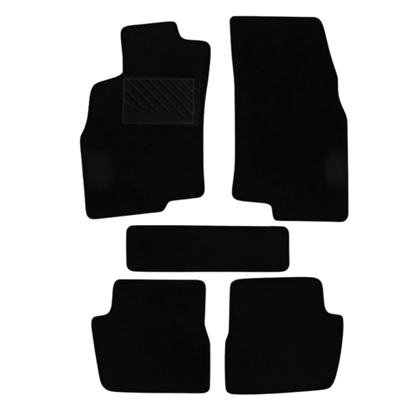 Πατάκια από μοκέτα Ποιότητας Πολυτελείας μαύρα για Alfa Romeo MiTo μοντ. 2008-2018  5τμχ