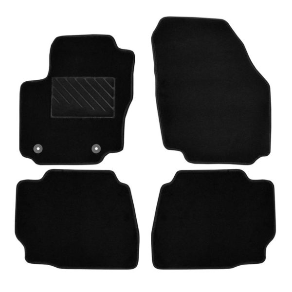 Πατάκια από μοκέτα Ποιότητας Πολυτελείας μαύρα συμβατά με Ford Mondeo 4rd gen μοντ. 2007-2017  4τμχ