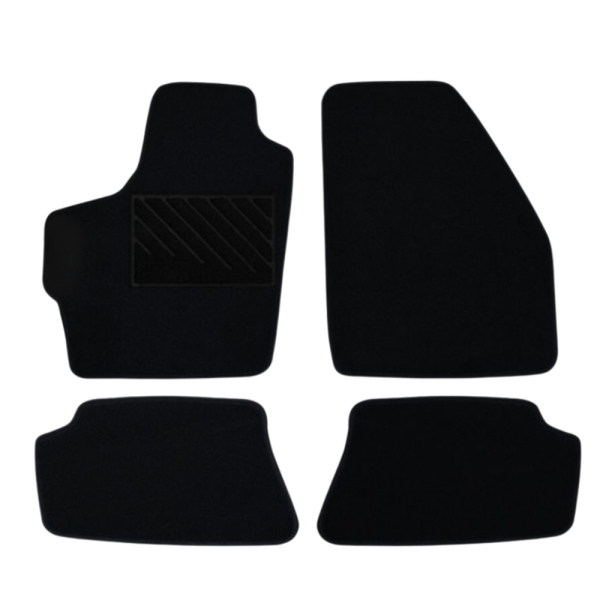 Πατάκια από μοκέτα Μεσαίας Ποιότητας μαύρα συμβατά με Mazda 3 BK μοντ. 2003-2008  4τμχ