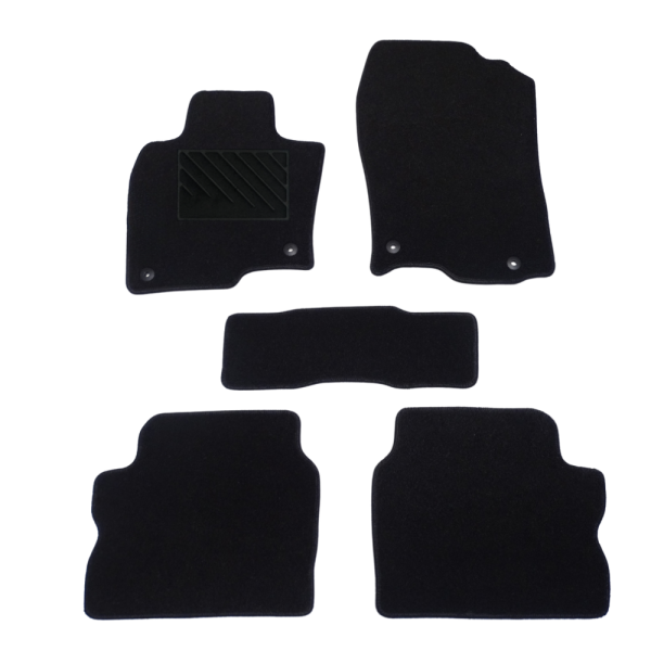 Πατάκια από μοκέτα Ποιότητας Πολυτελείας μαύρα συμβατά με Mazda CX 5 μοντ. 2016-Σήμερα  5τμχ