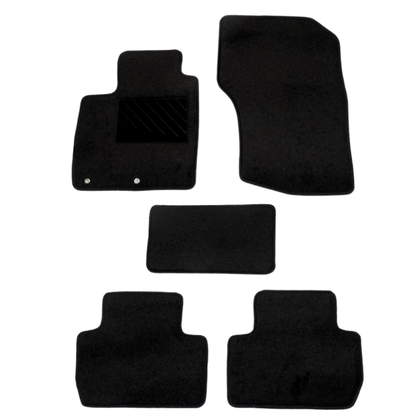 Πατάκια από μοκέτα Ποιότητας Πολυτελείας μαύρα συμβατά με Mitsubishi Outlander μοντ. 2006-2012  5τμχ
