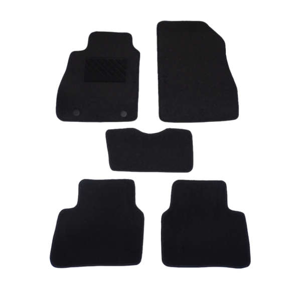 Πατάκια από μοκέτα Ποιότητας Πολυτελείας μαύρα συμβατά με Nissan Juke I μοντ. 2010-2019  5τμχ