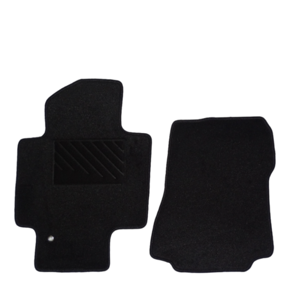 Πατάκια από μοκέτα Μεσαίας Ποιότητας μαύρα συμβατά με Nissan NV 200  μοντ. 2014-Σήμερα 2τμχ