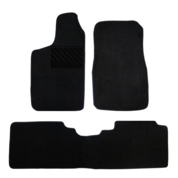 Πατάκια από μοκέτα Ποιότητας Πολυτελείας μαύρα συμβατά με Nissan Navara D22 μοντ. 1997-2004  3τμχ