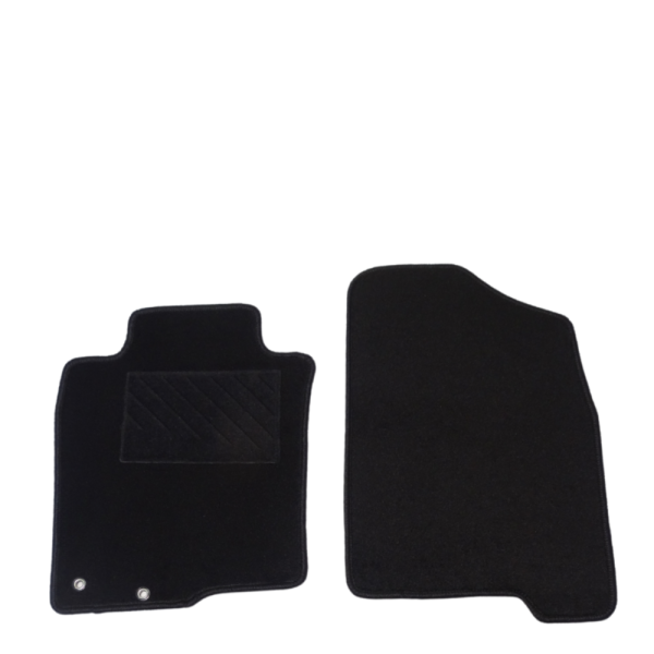 Πατάκια από μοκέτα Ποιότητας Πολυτελείας μαύρα συμβατά με Nissan Navara D23 Μονοκάμπινο μοντ. 2014-Σήμερα 4τμχ