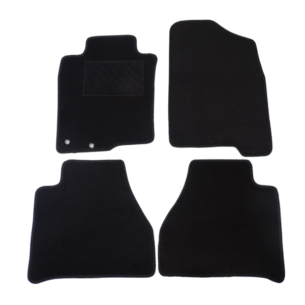 Πατάκια από μοκέτα Οικονομικής Ποιότητας μαύρα συμβατά με Nissan Navara D23 μοντ. 2014-Σήμερα  4τμχ