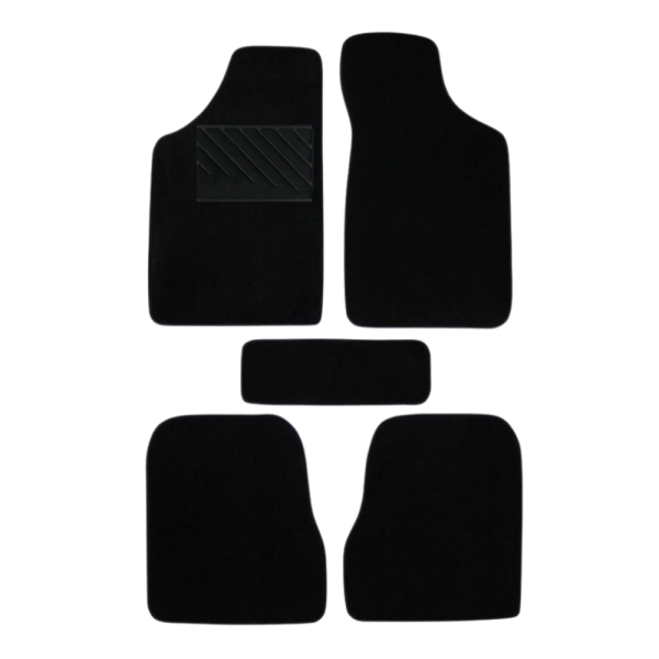 Πατάκια από μοκέτα Οικονομικής Ποιότητας μαύρα για Peugeot 106 μοντ. 1991-2003  5τμχ