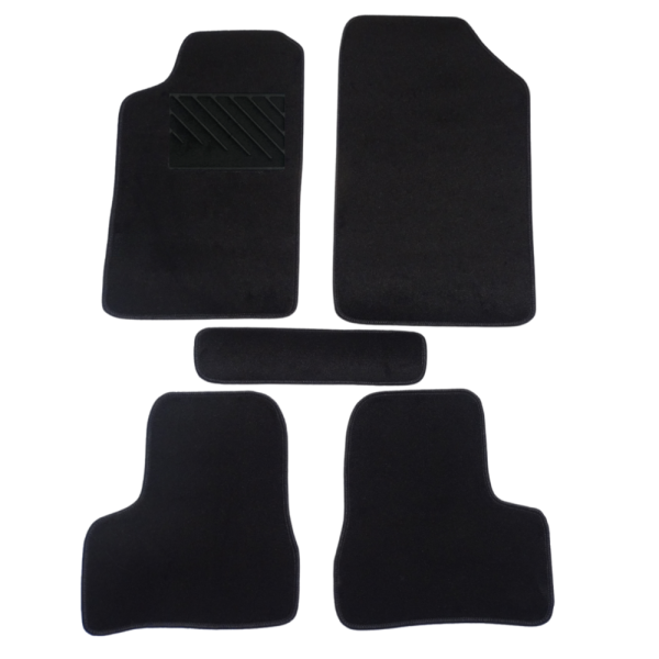 Πατάκια από μοκέτα Ποιότητας Πολυτελείας μαύρα για Peugeot 206 μοντ. 1998-2013  5τμχ