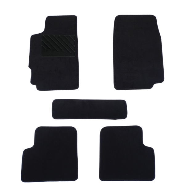 Πατάκια από μοκέτα Μεσαίας Ποιότητας μαύρα συμβατά με Peugeot 406 μοντ. 1995-2004  5τμχ
