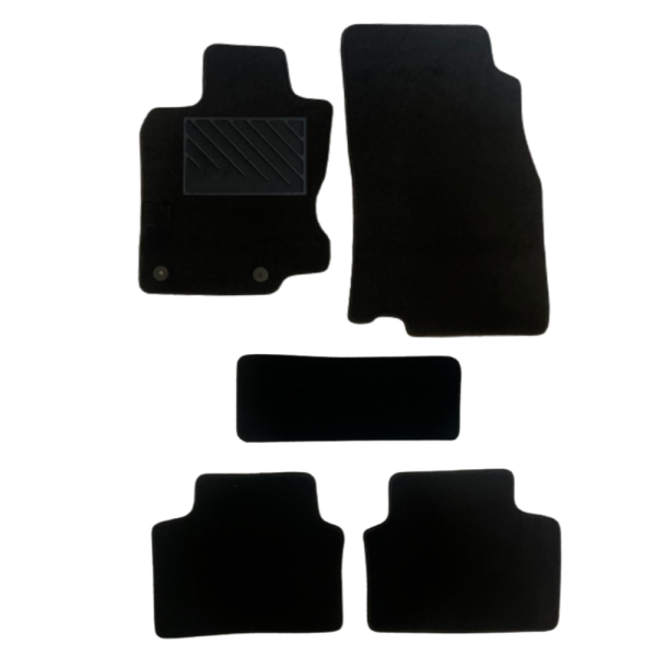 Πατάκια από μοκέτα Μεσαίας Ποιότητας μαύρα συμβατά με Renault Kadjar μοντ. 2015-Σήμερα  5τμχ