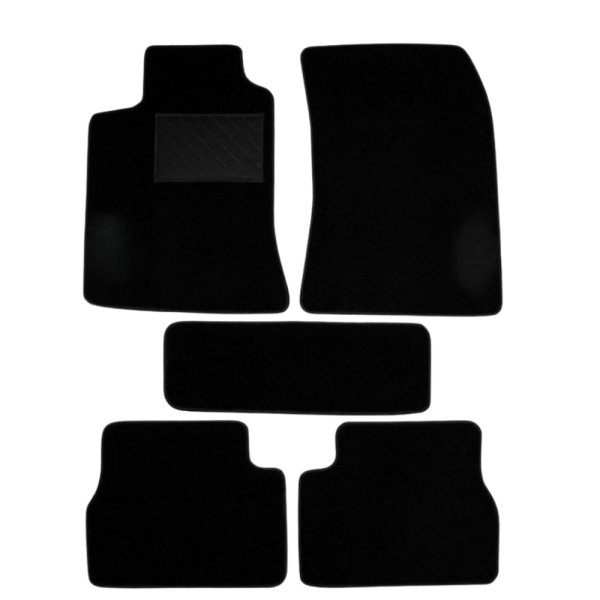Πατάκια από μοκέτα Οικονομικής Ποιότητας μαύρα για Renault Laguna II μοντ. 2000-2007  5τμχ