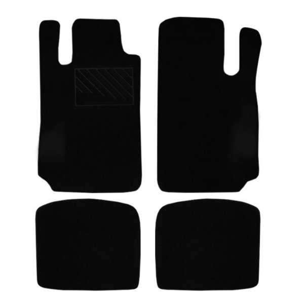 Πατάκια από μοκέτα Ποιότητας Πολυτελείας μαύρα συμβατά με Renault Megane I 4θυρο/5θυρο μοντ. 1995-2002  4τμχ