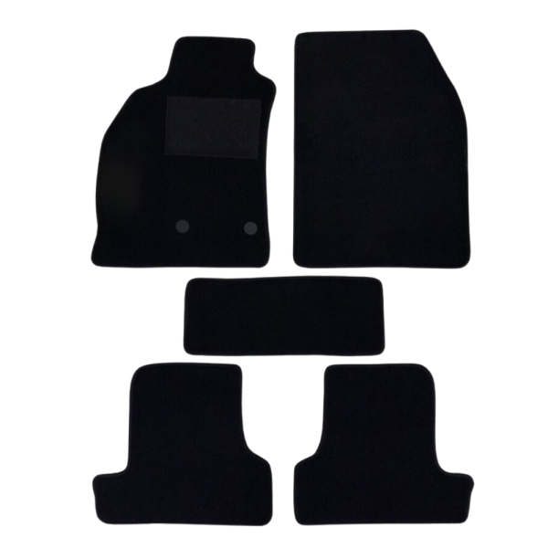 Πατάκια από μοκέτα Οικονομικής Ποιότητας μαύρα για Renault Megane III μοντ. 2008-2016  4τμχ