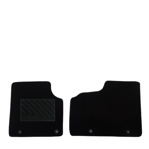 Πατάκια από μοκέτα Οικονομικής Ποιότητας μαύρα συμβατά με Renault Traffic μοντ. 2001-2014  2τμχ
