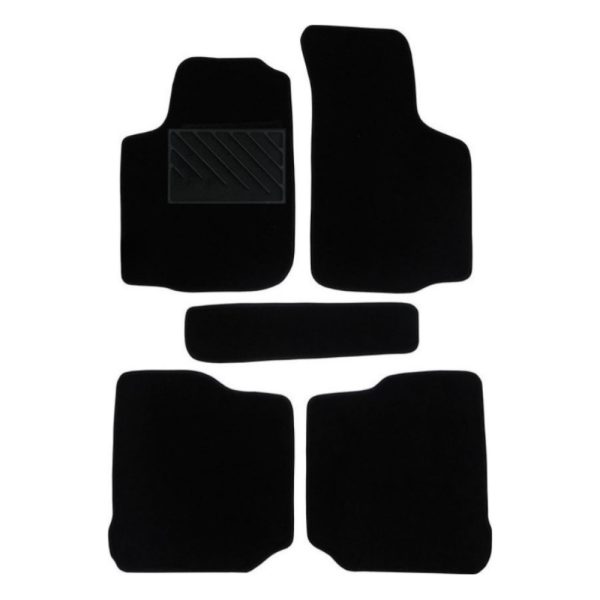 Πατάκια από μοκέτα Ποιότητας Πολυτελείας μαύρα για Skoda Octavia μοντ. 1996-2004  5τμχ