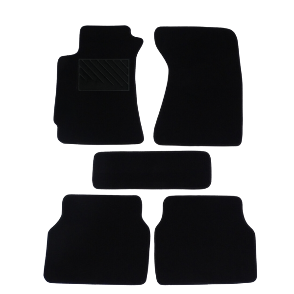 Πατάκια από μοκέτα Οικονομικής Ποιότητας μαύρα συμβατά με Subaru Forester μοντ. 2002-2008 5τμχ