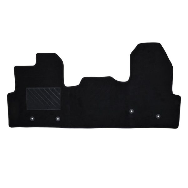 Πατάκια από μοκέτα Μεσαίας Ποιότητας μαύρα συμβατά με Ford Transit Custom μοντ. 2012-Present  1τμχ