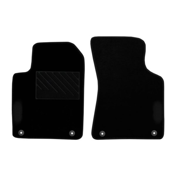 Πατάκια από μοκέτα Μεσαίας Ποιότητας μαύρα συμβατά με Audi TT 1st gen μοντ. 1998- 2006  2τμχ