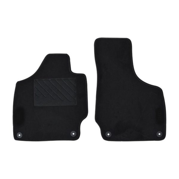 Πατάκια από μοκέτα Οικονομικής Ποιότητας μαύρα συμβατά με Audi TT 2nd gen μοντ. 2006-2014  2τμχ