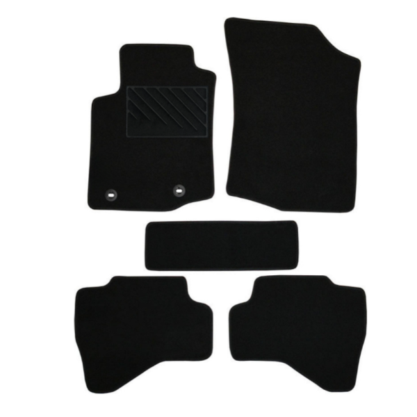 Πατάκια από μοκέτα Ποιότητας Πολυτελείας μαύρα για Toyota Aygo μοντ. 2014-Σήμερα  5τμχ