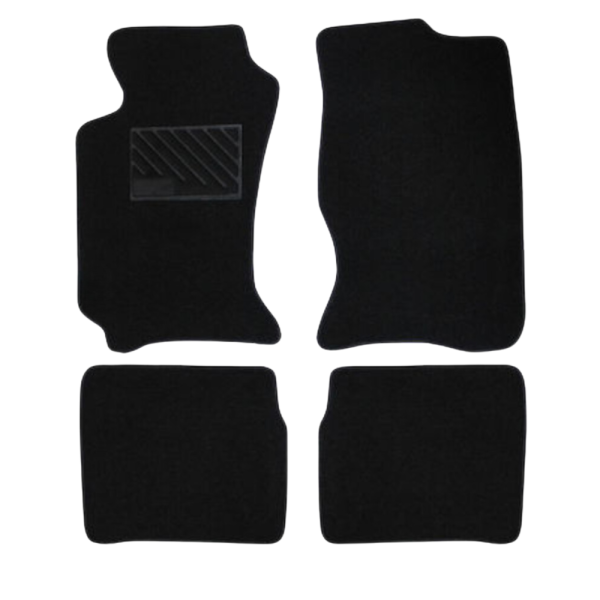 Πατάκια από μοκέτα Οικονομικής Ποιότητας μαύρα για Toyota Carina E μοντ. 1992-1996  4τμχ