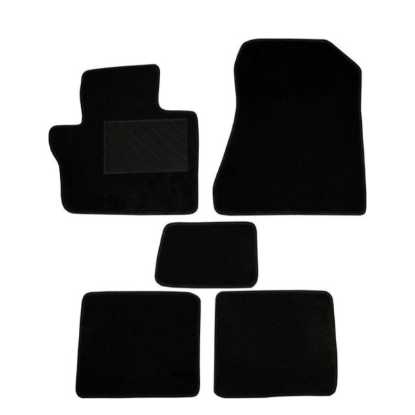 Πατάκια από μοκέτα Οικονομικής Ποιότητας μαύρα για Toyota IQ μοντ. 2008-2015  5τμχ