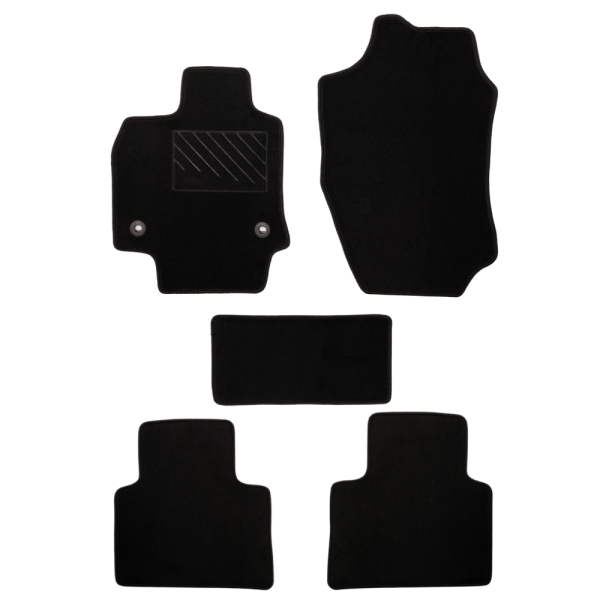 Πατάκια από μοκέτα Οικονομικής Ποιότητας μαύρα συμβατά με Toyota Rav 4 μοντ. 2018-Σήμερα  5τμχ