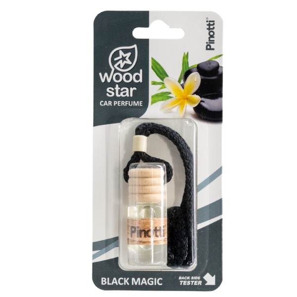 Wood star ξύλινο μπουκαλάκι Black Magic 5ml
