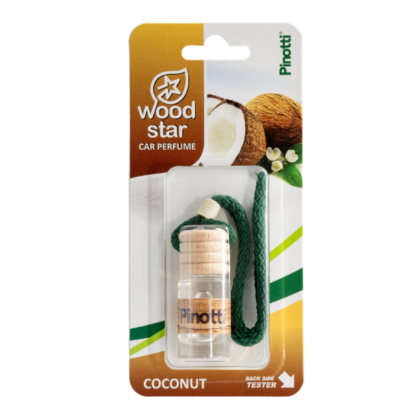 Wood star ξύλινο μπουκαλάκι Καρύδα 5ml