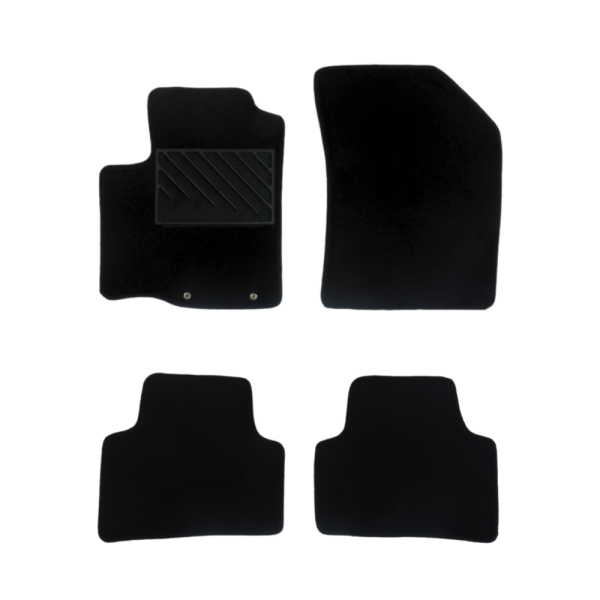 Πατάκια από μοκέτα Ποιότητας Πολυτελείας μαύρα συμβατά με Suzuki Vitara μοντ. 2015-Σήμερα 4τμχ