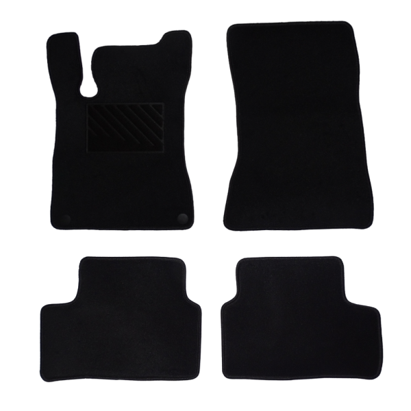 Πατάκια από μοκέτα Ποιότητας Πολυτελείας μαύρα συμβατά με Mercedes W 177 (A-Class) / H247 (GLA) / W 247 (B Class) του 2019-Σήμερα 4τμχ.